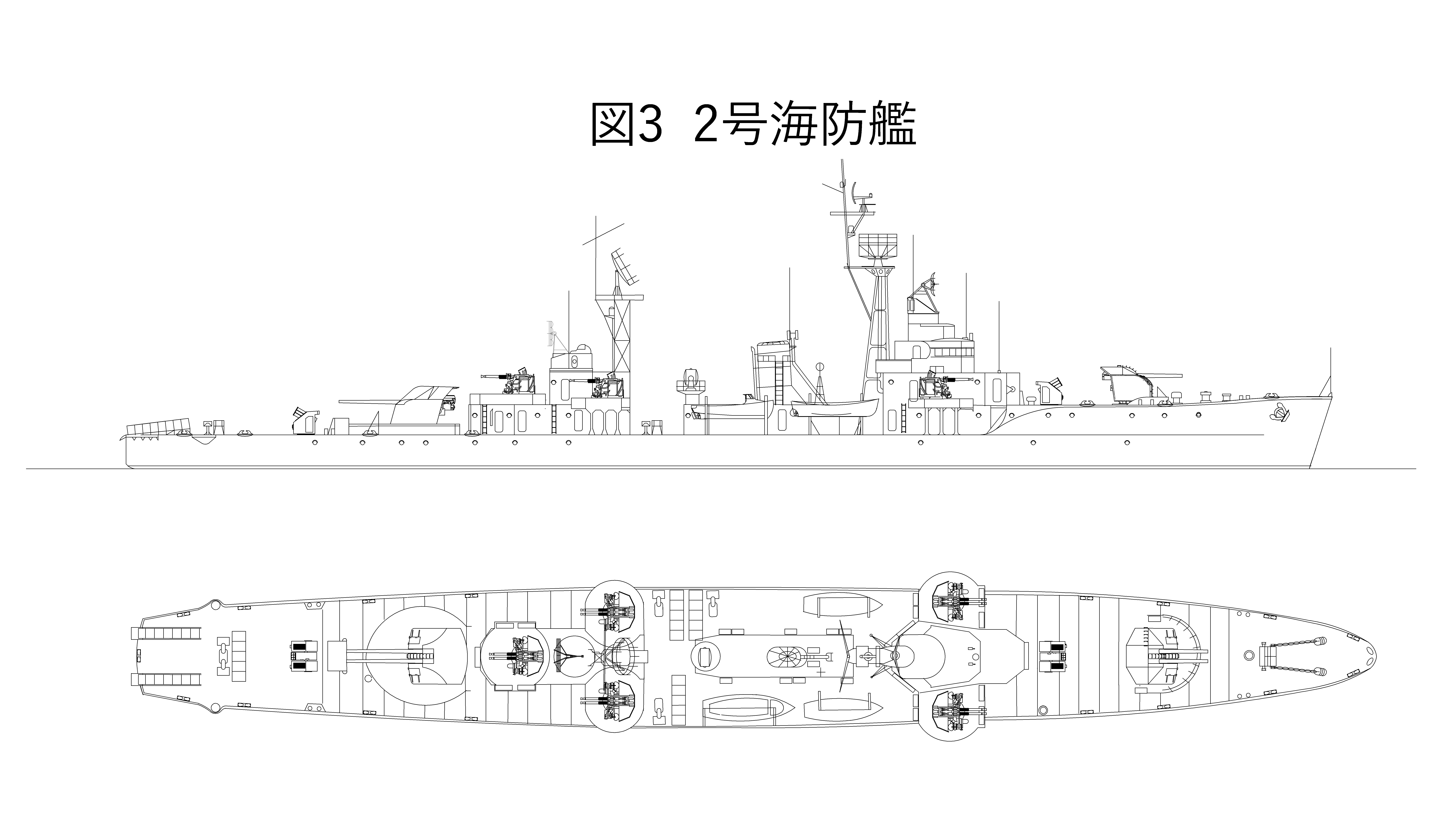 仮想艦隊７２．海防艦の戦後